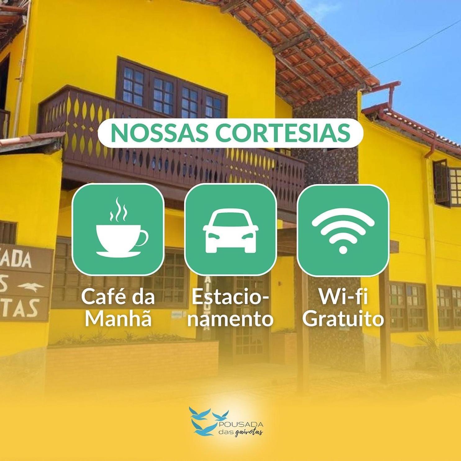 Pousada Das Gaivotas Guaibim Bagian luar foto